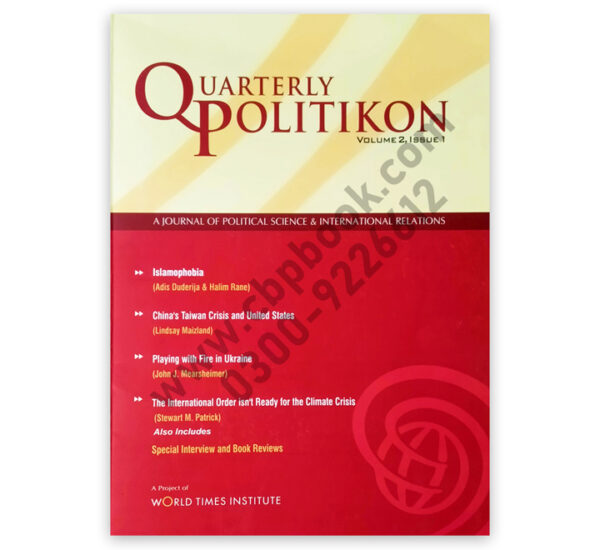 QUARTERLY POLITIKON V-2 I-1 (JOURNAL OF POLITICAL SCIENCE & IR) – JWT